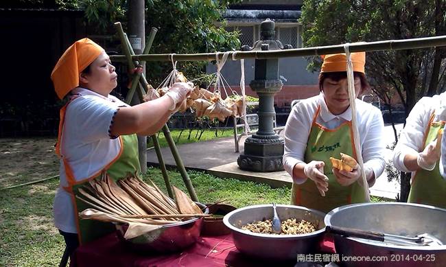 田媽媽將桂竹筍製作成鮮美粽子