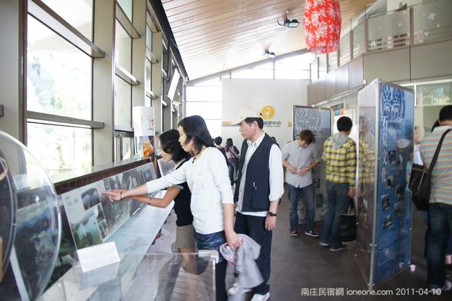 遊客中心內部主要陳列參山國家風景區文物