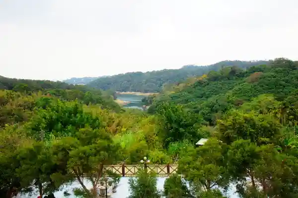 民宿面對永和山水庫