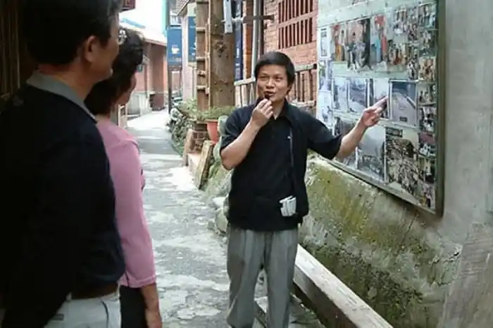 老闆當時用說故事和解說南庄旅遊與客人搏感情